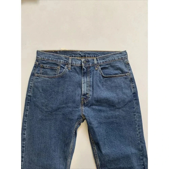 Levi's 505 Men's Blue Regular Fit Straight Leg Jeans Size 36x34 NWT - Picture 2 of 12